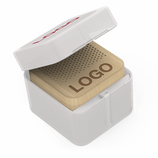 Seed - Altavoces de madera Bluetooth con logotipo Seed - Altavoces de madera Bluetooth con logotipo