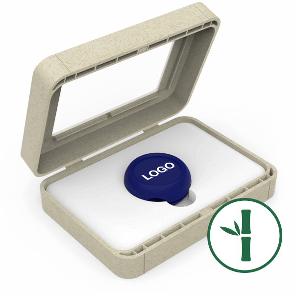 Fruti - Organizador de cables con logotipo Fruti - Organizador de cables con logotipo