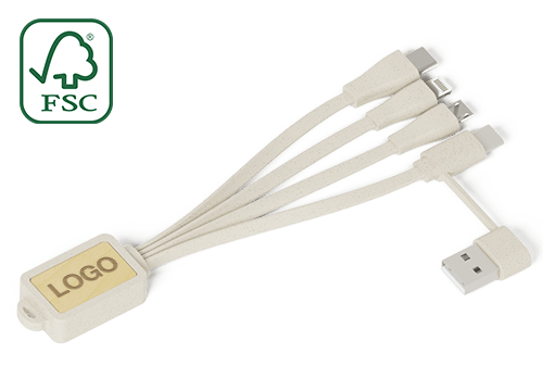 Multi Wood - Lote De Cable USB Multi Wood - Lote De Cable USB