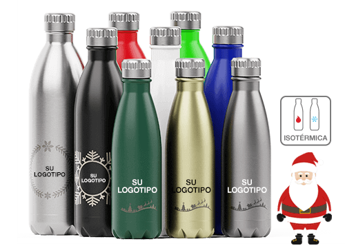 Nova Christmas - Botella Aluminio Personalizada