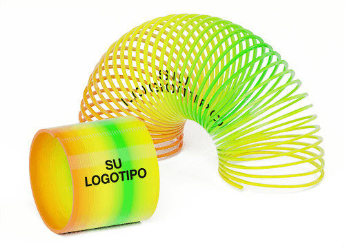 Reel - Juguetes con forma de muelle con Logotipo Reel - Juguetes con forma de muelle con Logotipo