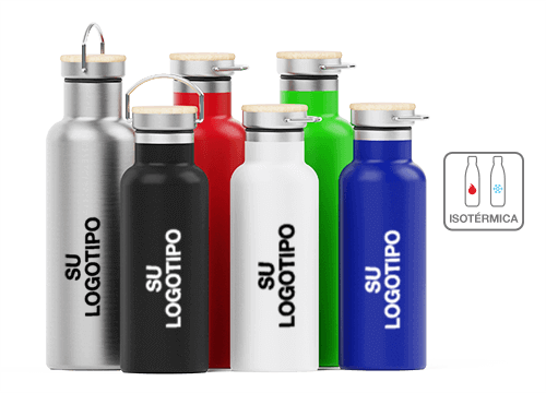 Botellas de agua deportivas personalizadas CON LOGO