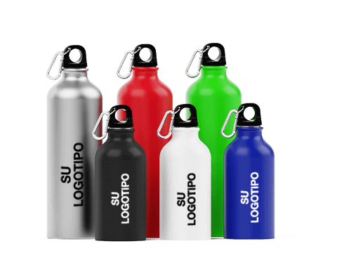 Botellas de agua personalizadas con tu logo. Entrega en solo 6 días