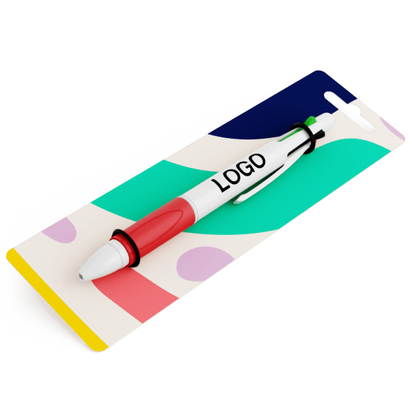 Quad - Bol&iacute;grafos promocionales de 4 colores personalizados