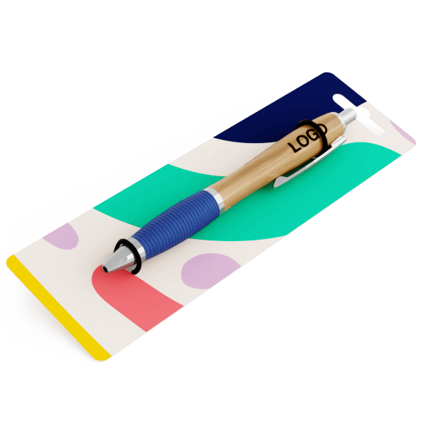 Ridge - Bolígrafos de bambú Personalizados