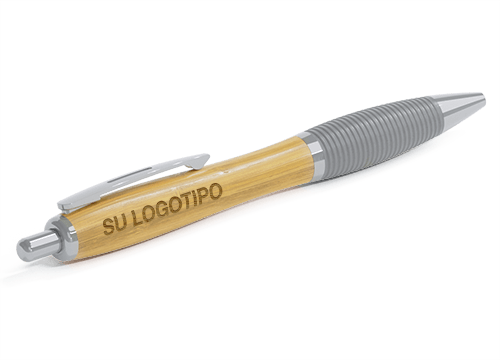Ridge - Bolígrafos de bambú personalizados