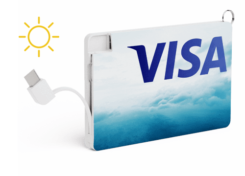 Solar Card - Power Bank Solar Personalizado Solar Card - Power Bank Solar Personalizado