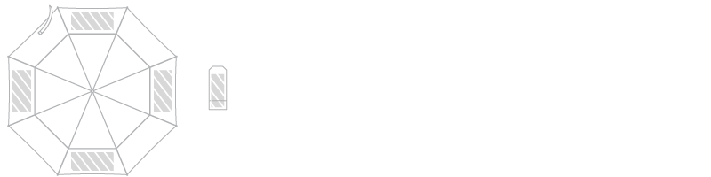 Paraguas Foto impresión Paraguas Foto impresión