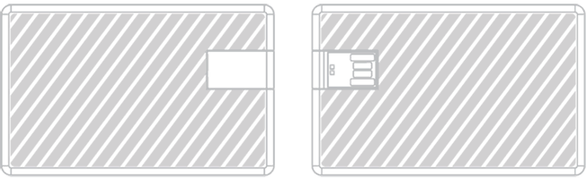 Tarjeta USB Serigrafía