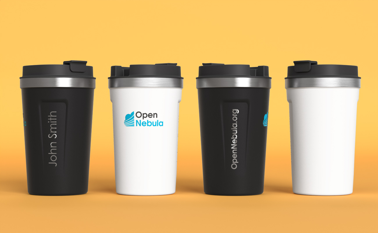 Aroma - Vaso isotérmico personalizado con tapa gallery thumbnail