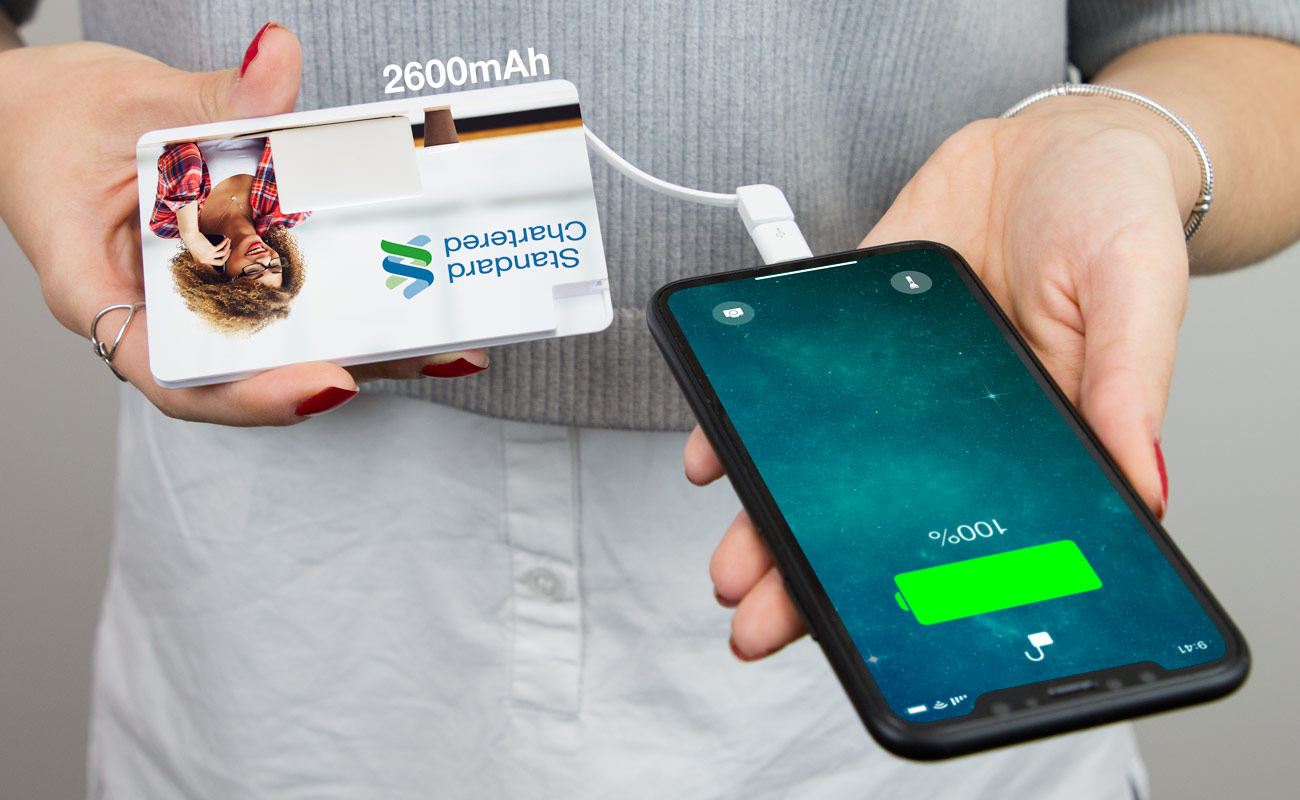 Card - Tarjeta Power Banks con marcaje gallery thumbnail