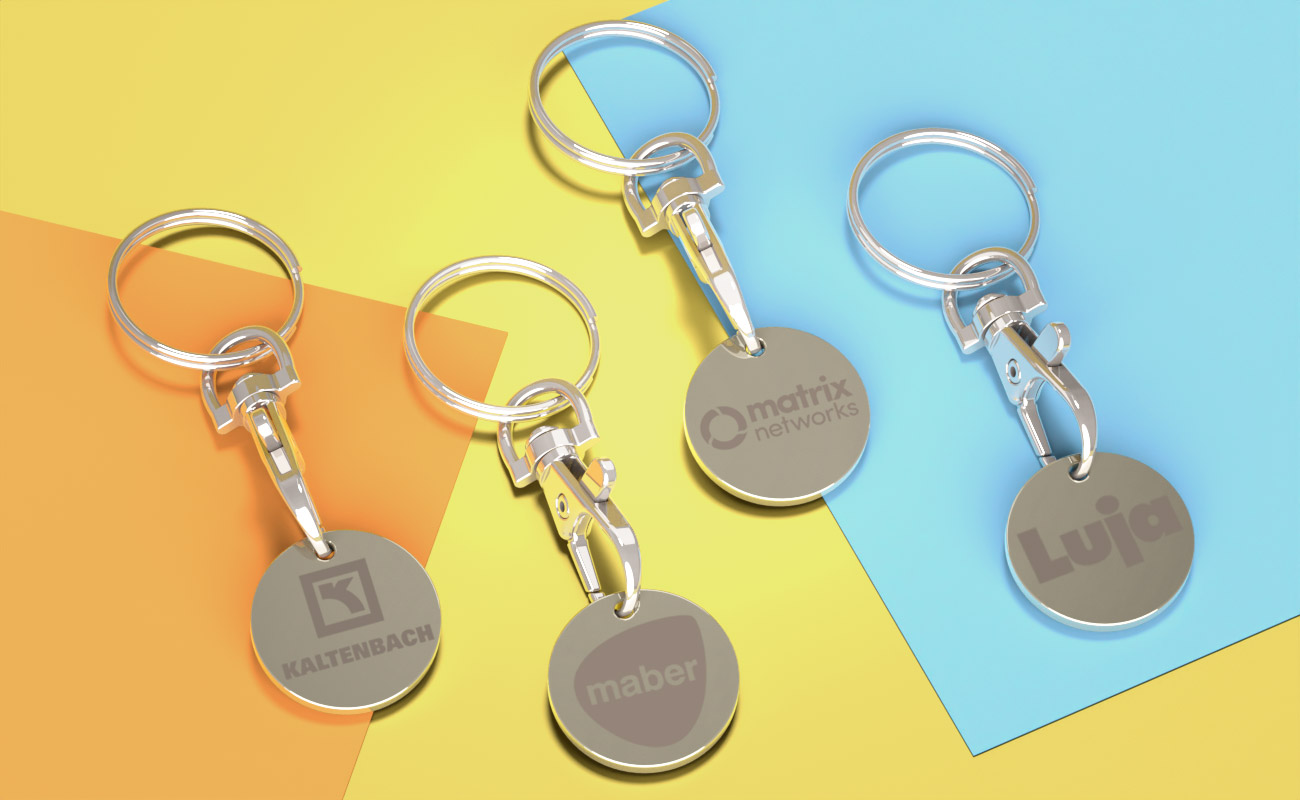 Elegance - Monedas para carros Personalizadas con Su Logo gallery thumbnail