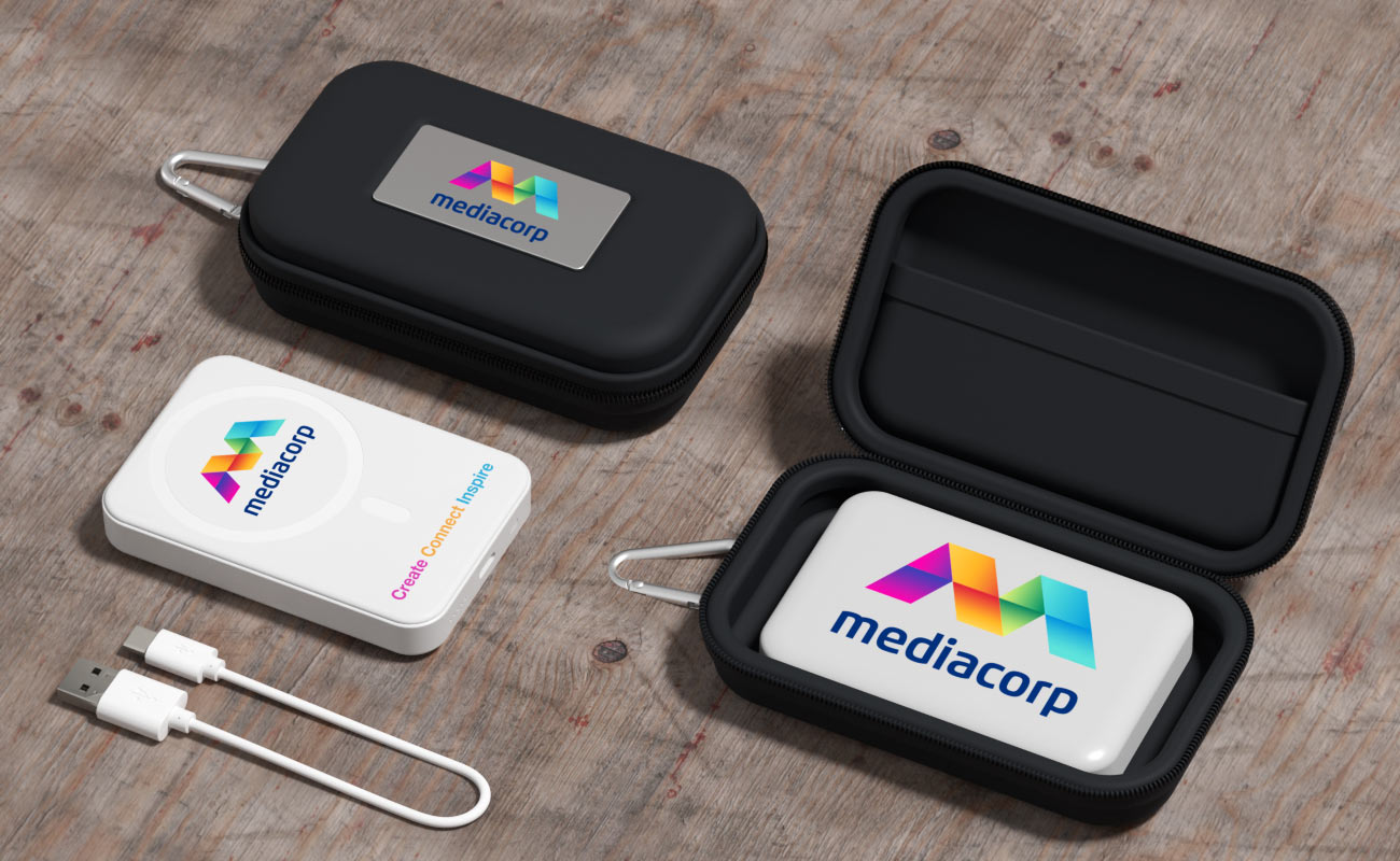 Force - Powerbanks inalámbricas magnéticas con Logotipo gallery thumbnail