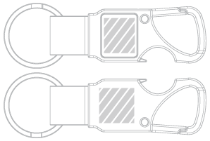 &nbsp;Llavero Serigrafía