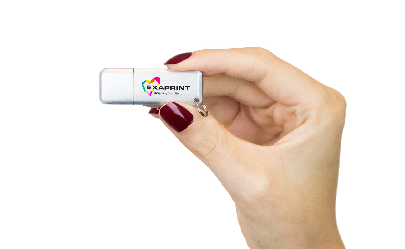 Halo - Pens USB con logo y luz LED gallery thumbnail