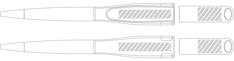 Bolígrafo USB Serigrafía
