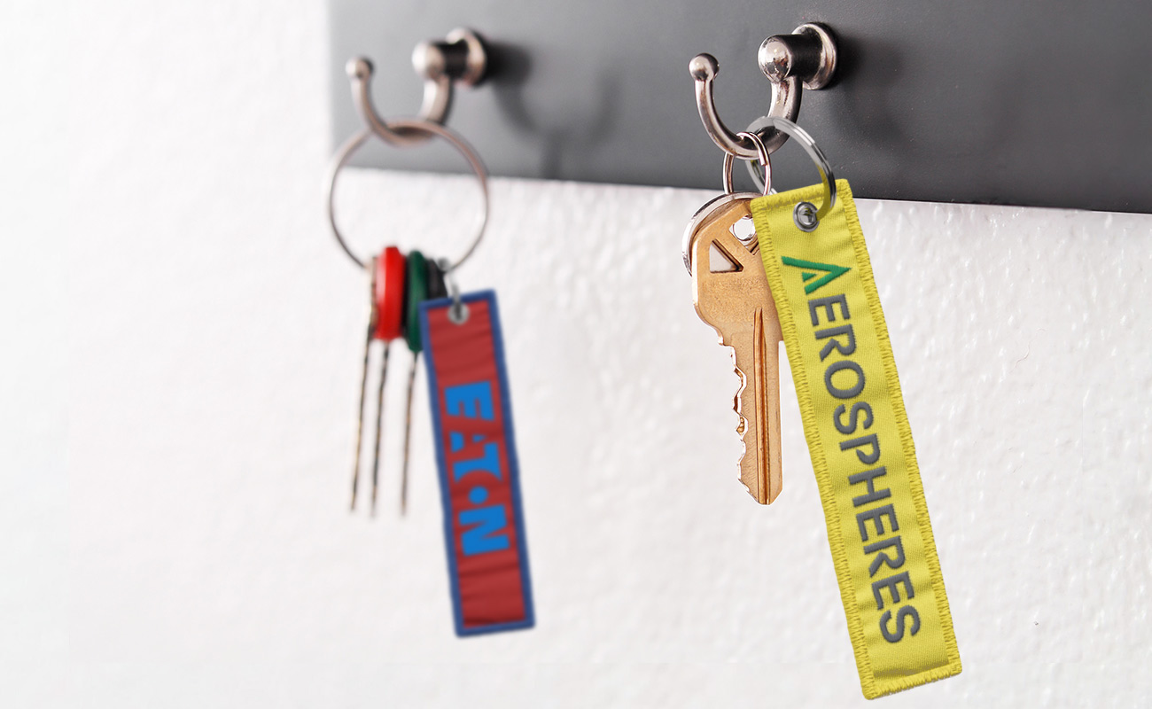 JetTag - Llaveros de tela Promocionales con su Logo gallery thumbnail