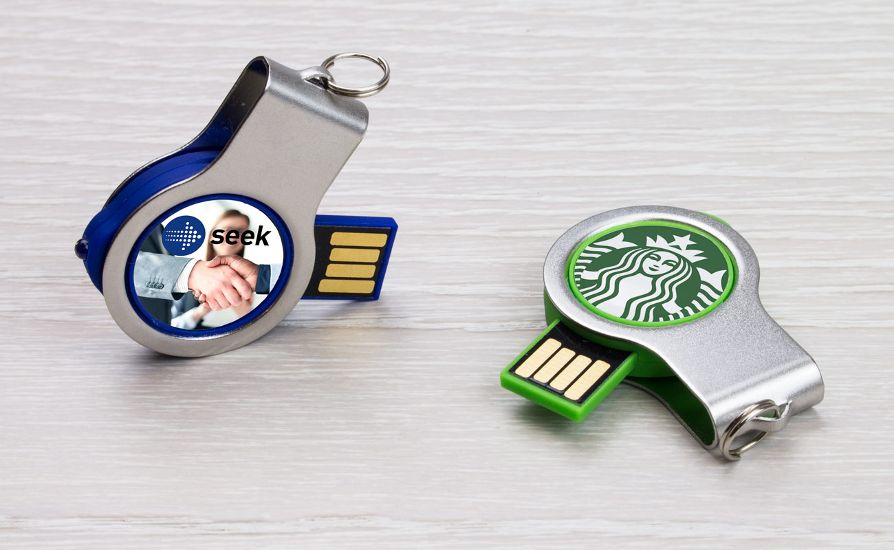 Light - Memoria USB con con luz LED y logo gallery thumbnail
