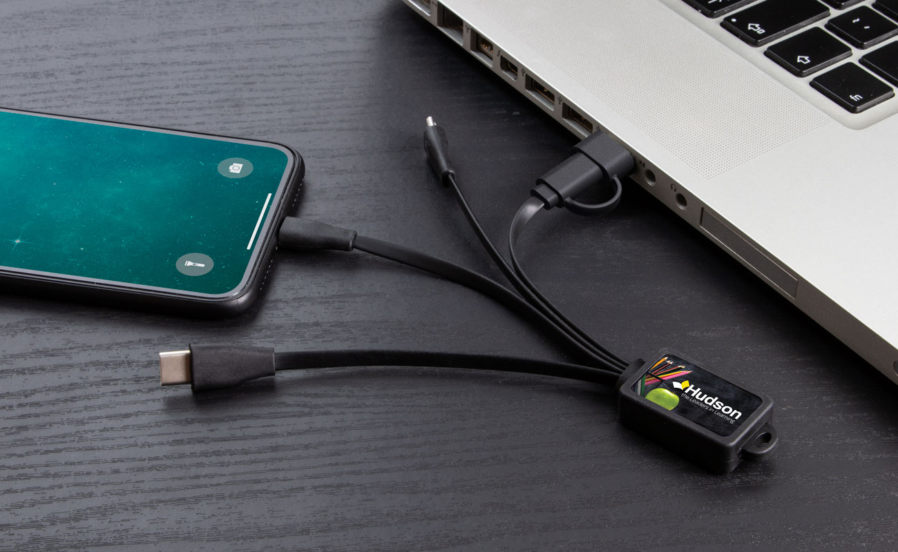 Multi - Cable múltiple USB con logotipo gallery thumbnail