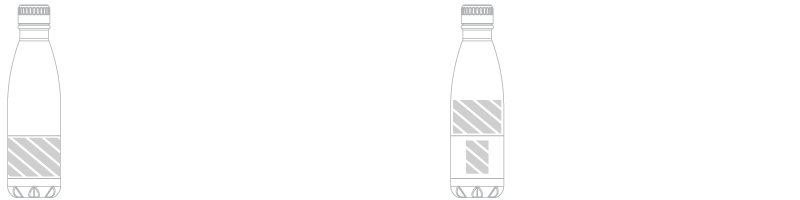 Botella de agua Serigrafía