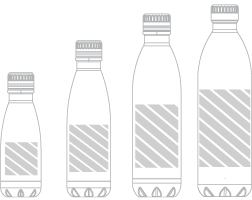 Botella de agua Serigrafía