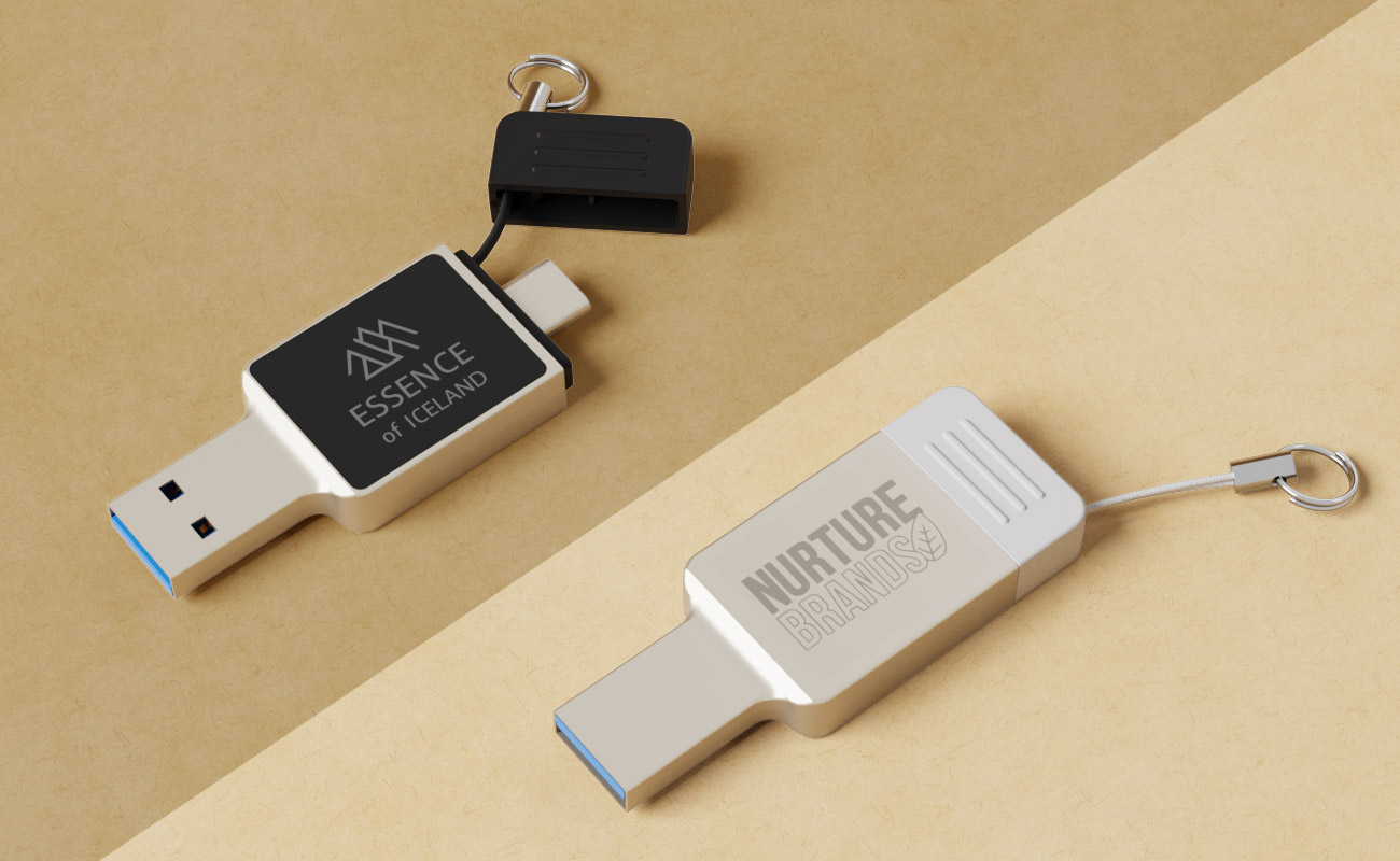 Neon - Pendrive Personalizado con USB-C gallery thumbnail