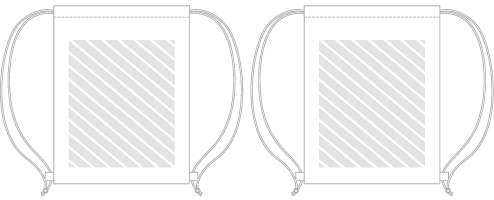 Bolsa estilo mochila Foto impresión