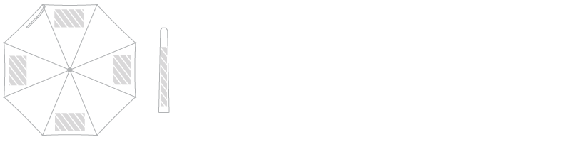 Paraguas Foto impresión Paraguas Foto impresión