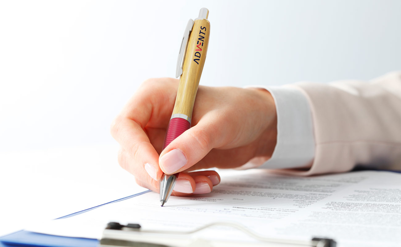 Ridge - Bolígrafos de bambú Personalizados con Su Logo gallery thumbnail