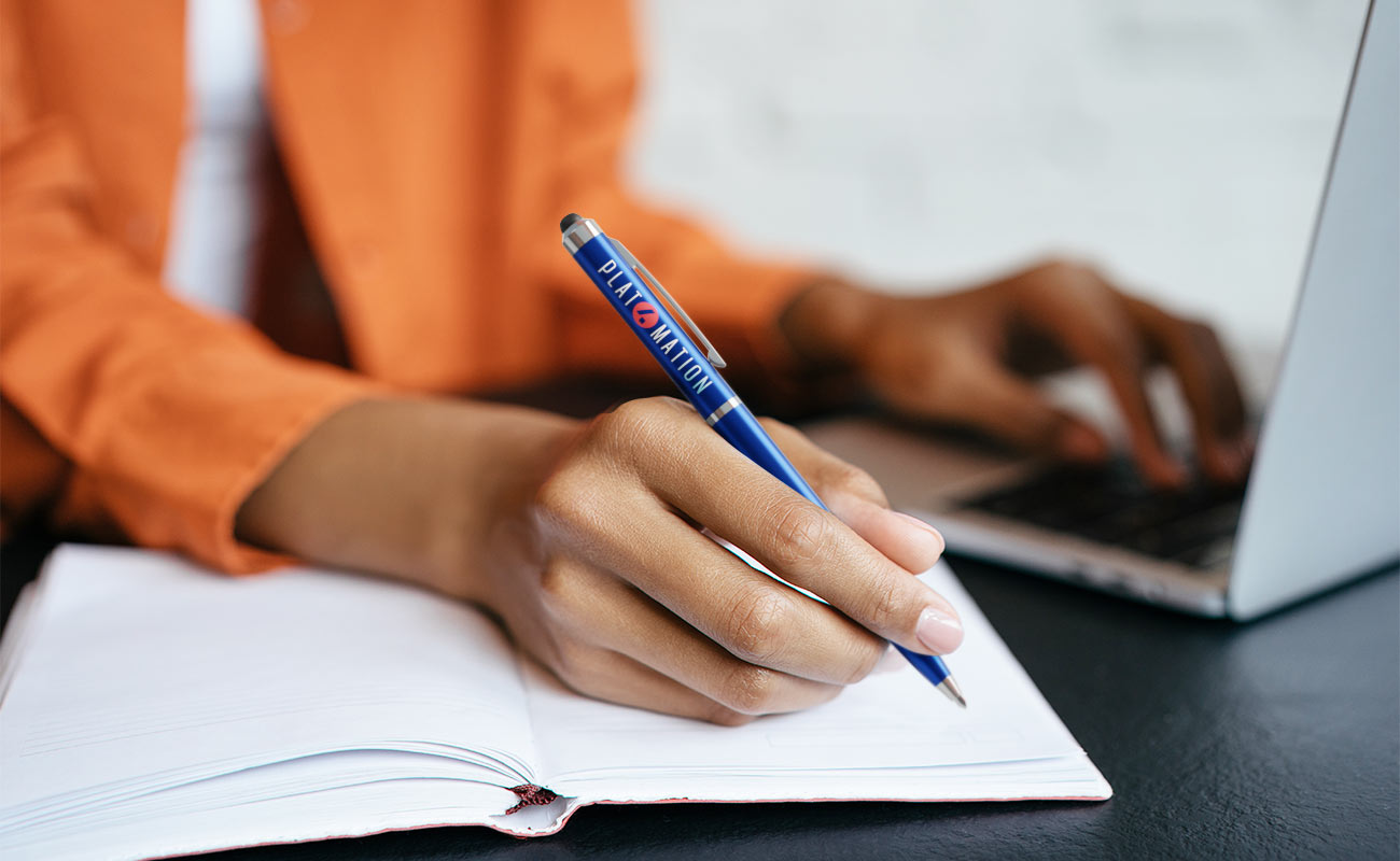 Sleek - Bolígrafos personalizados con logo gallery thumbnail