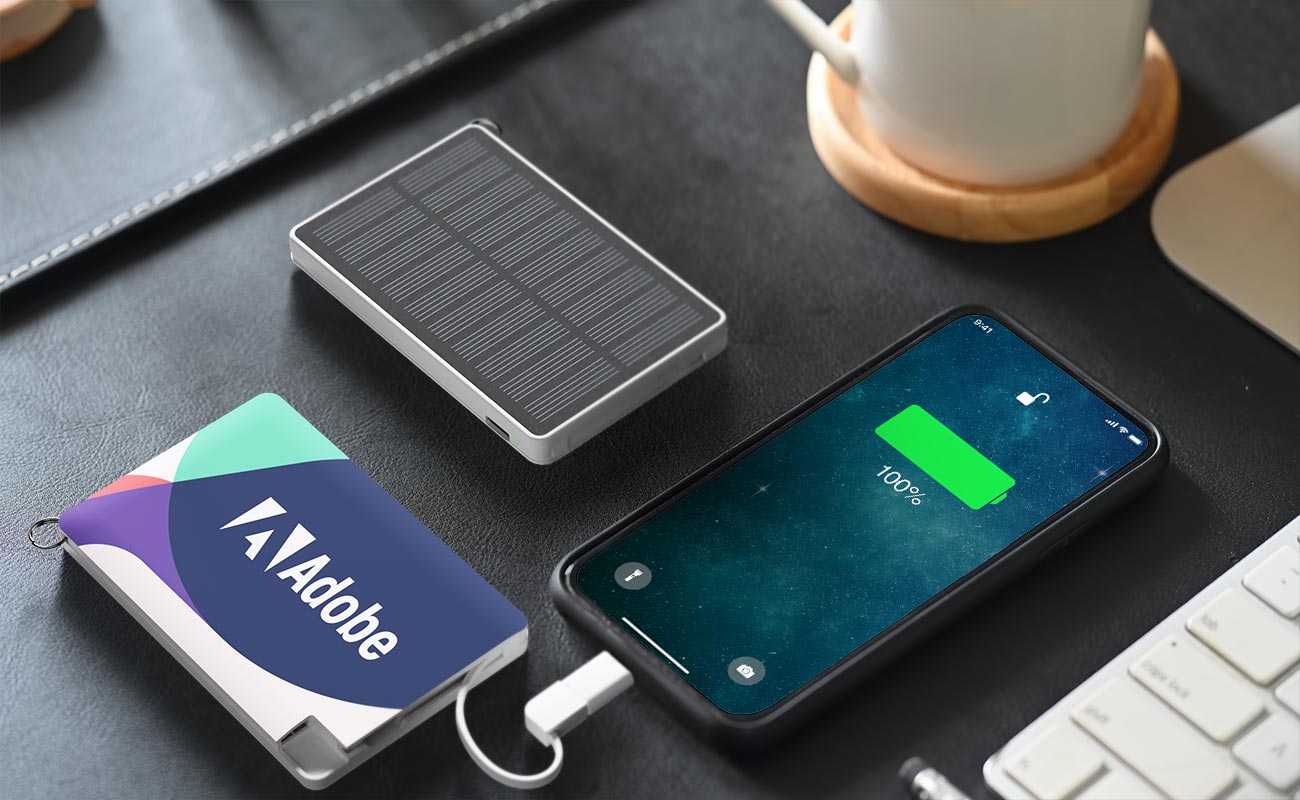 Solar Card - Power Banks Solar con marcaje gallery thumbnail