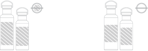 Botella de agua Serigrafía