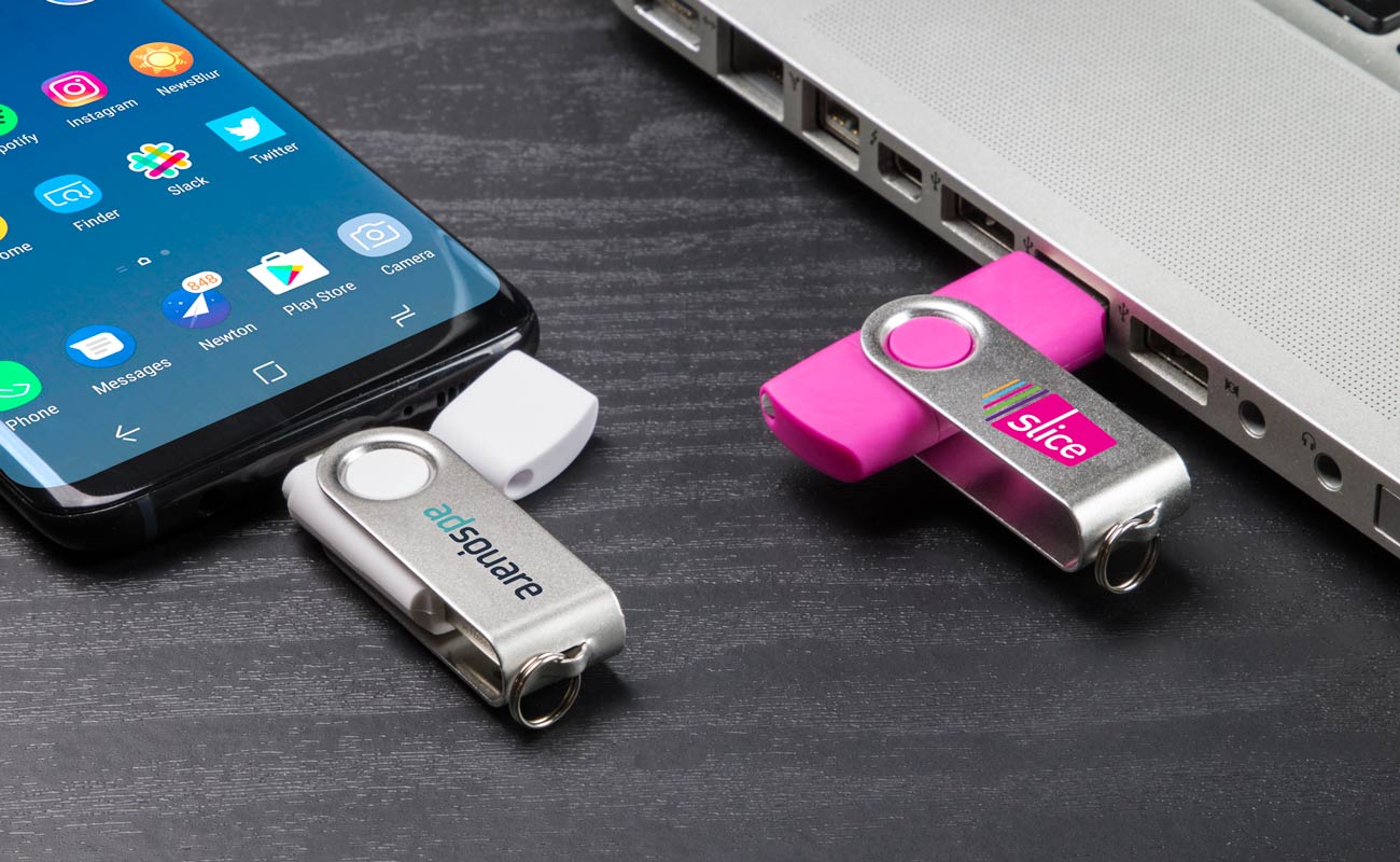 Twister Go - Pendrive Personalizado con USB-C gallery thumbnail