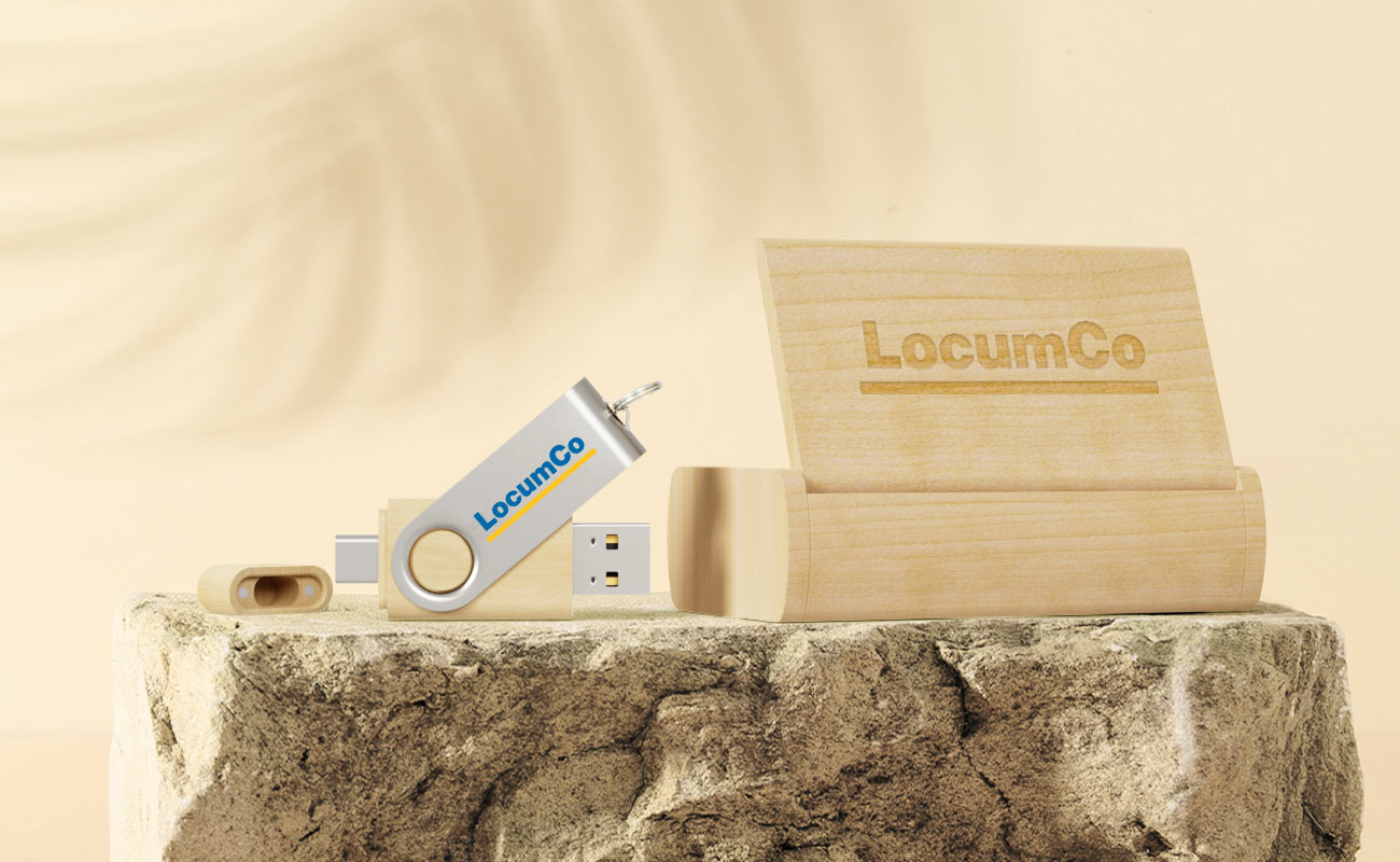 Twister Go Wood - Memorias USB Personalizadas con USB-C gallery thumbnail