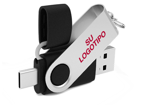 Twister Go - Pendrive Personalizados con USB-C
