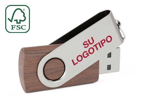 Twister Wood - USB Personalizados