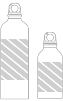 Botella de agua Serigrafía