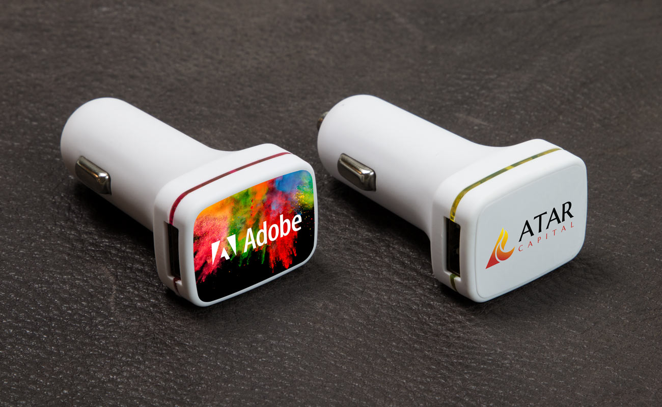 Vista - Cargadores de Coche USB Personalizados Precios gallery thumbnail