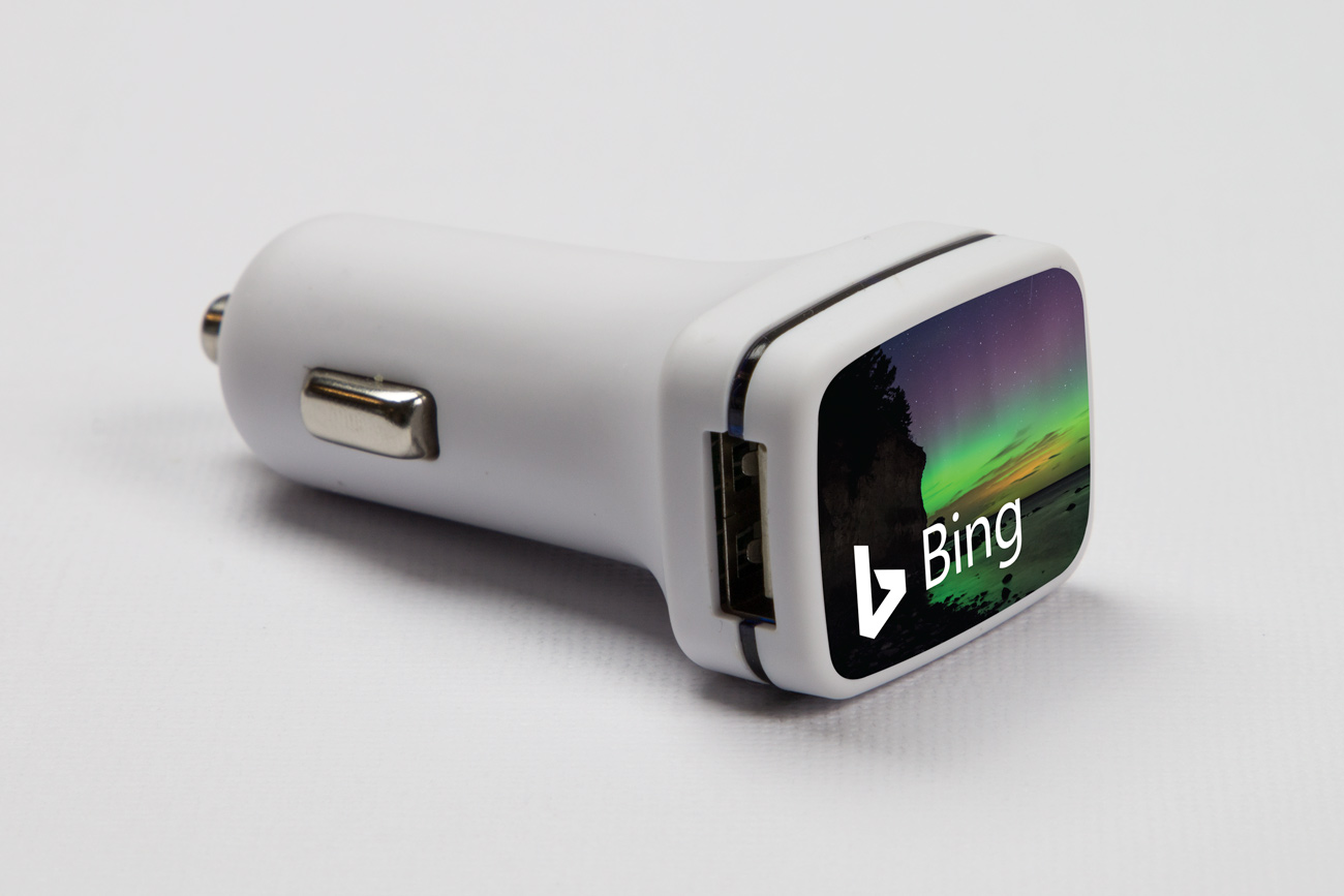 Vista - Cargadores de Coche USB Personalizables gallery thumbnail