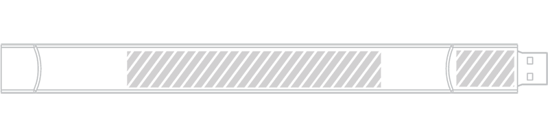 Pulsera USB Serigrafía