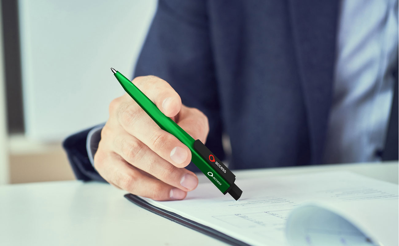 Zen - Bolígrafos personalizados con logo gallery thumbnail