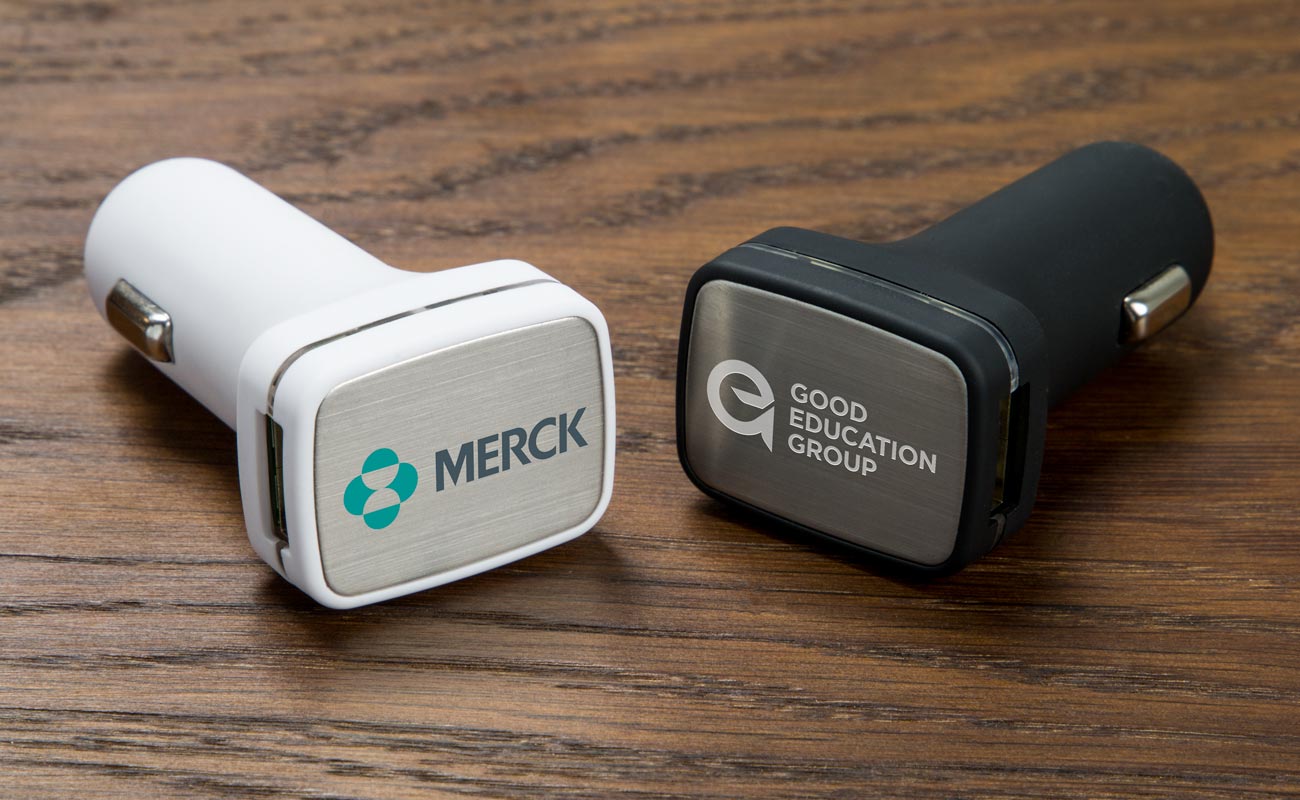 Zip - Cargadores de Coche USB Personalizados con Logo gallery thumbnail