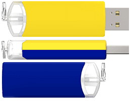 Ahora son posibles los colores híbridos. Elije 2 colores estándar diferentes para cada parte.