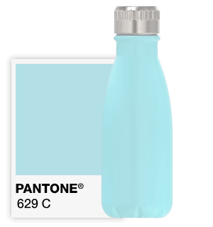 Referencias de Pantone® Botella de agua